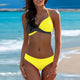7 Colors Womens Padded Push-up Bra Tankini Bikini Set 2019 Swimsuit Low Waist Bathing Suit Swimwear Two Pieces Halter Beachwear