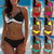 7 Colors Womens Padded Push-up Bra Tankini Bikini Set 2019 Swimsuit Low Waist Bathing Suit Swimwear Two Pieces Halter Beachwear