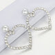 AENSOA Fashion Big Heart Rhinestone Earrings For Women 2020 Pearl Crystal Geometric Statement Earrings Wedding Costume Jewellery