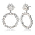 AENSOA Fashion Big Heart Rhinestone Earrings For Women 2020 Pearl Crystal Geometric Statement Earrings Wedding Costume Jewellery
