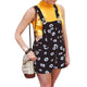 Adisputent 2020 Playsuit Women Summer Plus Size Print Sleeveless Rompers Ruched Jumpsuits Rompers Overalls Short Jumpsuit Female