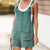 Adisputent 2020 Summer Jumpsuit Women Romper Cotton And Linen Sleeveless Suspender Buttons Pocket Shorts Casual Loose Suspenders