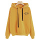 Adisputent 2020 Women Hoodies Casual Planet Print Solid Color Loose Drawstring Sweatshirt Fashion Long Sleeve Hooded Female Tops