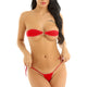 Bikinis 2019 Mujer Plus Size New Women Sexy Lingerie Mini Bikini Bra Micro G-string Thong Lingerie Underwear Puls Size#P30