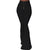 CALOFE White Bell-Bottom Pants Women Button High Waist Flare Pant New Trousers Slim Casual Solid Work Wear Pantalon Femme