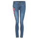 CHAMSGEND Plus Size Women Jeans Fashion Sexy Women Embroidered Jeans Stretch High Waist Slim Sexy Pencil Pants Pockets Jeans Fe6