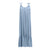CHAMSGEND Women's Sleeveless sling backless beach skirt seaside holiday beach skirt solid color fashion casual mopping dress