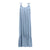 CHAMSGEND Women's Sleeveless sling backless beach skirt seaside holiday beach skirt solid color fashion casual mopping dress