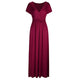 CHAMSGEND Women's Sleeveless solid color pocket dress elegant skirt casual fashion elegant loose beach skirt