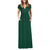 CHAMSGEND Women's Sleeveless solid color pocket dress elegant skirt casual fashion elegant loose beach skirt
