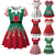 Charming dress women winter Snowman Christmas Red 1950s Notes Print Vintage Costume Swing Party Dress robe hiver femme#guahao
