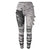 Cool Ultra Gathered Women's Pants Gothic Rocker Distressed Trousers Punk Tie Leggings Pants Casual Pantalones Mujer