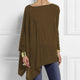 Cotton Irregular Womens Tops And Blouses Casual O Neck Long Sleeve Top Female Tunic 2020 Spring Plus Size Women's Blouses Shirts