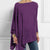 Cotton Irregular Womens Tops And Blouses Casual O Neck Long Sleeve Top Female Tunic 2020 Spring Plus Size Women's Blouses Shirts