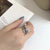 Couple Women Ring Set Cross Punk Rings Jewellery Ladies Cute Tassel Wedding Joint Fashion HipHop Silver Color Zinc Alloy Anillos