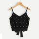 Crop Top V Neck Striped Summer Tops For Women 2020 Cotton Blended Blouse Tank Tops Camisole Cropped Feminino Women's Clothing