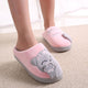 Dropshipping Women Winter Home Slippers Cartoon Cat Shoes Soft Winter Warm House Slippers Indoor Bedroom Lovers Couples