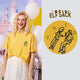 ELFSACK Multicolor Graphic Print Casual Harajuku T-Shirts Women 2020 Summer ELF New Korean Stylish Ladies Daily Basic Tops