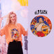 ELFSACK Multicolor Graphic Print Casual Harajuku T-Shirts Women 2020 Summer ELF New Korean Stylish Ladies Daily Basic Tops