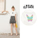 ELFSACK Multicolor Graphic Print Casual Harajuku T-Shirts Women 2020 Summer ELF New Korean Stylish Ladies Daily Basic Tops