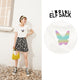 ELFSACK Multicolor Graphic Print Casual Harajuku T-Shirts Women 2020 Summer ELF New Korean Stylish Ladies Daily Basic Tops