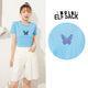ELFSACK Multicolor Graphic Print Casual Harajuku T-Shirts Women 2020 Summer ELF New Korean Stylish Ladies Daily Basic Tops