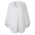Echoine Women Blouses Office Lady Shirts Sexy V-Neck Low Cut Lantern Sleeve Loose Elegant Smooth Silk And Satins Tops Highstreet