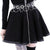 Elegante Steampunk Skirts Women New Design Party Gothic Punk Mini Skirt Black Sexy Zipper Hollow Out Short Skirt Saias Femininas
