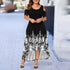 Evening Party Summer Plus Size Maxi Dress Women 5XL 2020 Short Sleeve Floral Printed Elegant Large Dress For Ladies vestidos