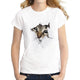 Fashion 2020 New Cool T-shirt Men/Women 3d Tshirt Print two cat Short Sleeve Summer Tops Tees T shirt Male S-6XL