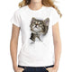 Fashion 2020 New Cool T-shirt Men/Women 3d Tshirt Print two cat Short Sleeve Summer Tops Tees T shirt Male S-6XL