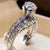 Fashion 2pc/set Elegant Cubic Zircon Rings Set for Women Anillos Sliver Color Wedding Ring Bridal Bague Jewellery Mujer Party