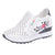 Fashion Floral Embroidered Leather Platform Evelator Shoes Women Swing Wedge Inner Increase Casual Shoes Platform Shoes