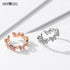 Fashion Rose Gold Dancing Butterfly Rings Insect Open Adjustable Butterfly Finger Rings For Women Girls Jewellery 2020