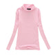 Fashion Solid Colors Women T-shirts Long Sleeve Slim Turtle Neck Shirts Women Tops