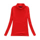 Fashion Solid Colors Women T-shirts Long Sleeve Slim Turtle Neck Shirts Women Tops