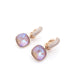 Fashion Square Pendant Hoop Earrings for Women made with Austrian Crystal Wedding Party Bijoux Jewellery Accessorise Girls Gift