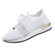 Fashion Women's Sneakers Women Shoes Lace Up Shoes Casual Shoes Woman Low Heel shoes Women's Stitching Low-Top Sneakers #805