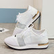 Fashion Women's Sneakers Women Shoes Lace Up Shoes Casual Shoes Woman Low Heel shoes Women's Stitching Low-Top Sneakers #805