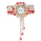 FashionNew Ladies Quartz Watch Exquisite Full Diamond Pendant Gemstone Watch New Simple Ladies Personality Compact Women Watches