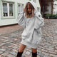 Female Fashion Sweatershirts Women Plus Size Casual Harajuku Hoodies Loose Solid Long Sleeve Top Blouse Hoodies Kawaii Clothing