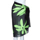FishSunDay Women Leaf Print Sunscreen Shawl Split Beach Bikini Swimwear Wrap Coverup Skirt Swimsuit 0712