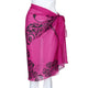 FishSunDay Women Leaf Print Sunscreen Shawl Split Beach Bikini Swimwear Wrap Coverup Skirt Swimsuit 0712