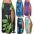 FishSunDay Women Leaf Print Sunscreen Shawl Split Beach Bikini Swimwear Wrap Coverup Skirt Swimsuit 0712