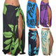 FishSunDay Women Leaf Print Sunscreen Shawl Split Beach Bikini Swimwear Wrap Coverup Skirt Swimsuit 0712