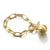 Flashbuy Simple Chain Bracelets For Women Fashion Gold Color Ball Charm Lock Alloy Bangles Costume Jewellery Gift