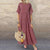 Free Ostrich Plus Size Dress Women Floral Printed Split Long Maxi Dress Short Sleeve Dot Peinted Casual Dress Bohemian Vestidos