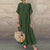 Free Ostrich Plus Size Dress Women Floral Printed Split Long Maxi Dress Short Sleeve Dot Peinted Casual Dress Bohemian Vestidos