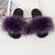 Fur Slippers Women Real Fox Fur Slides Comfort Home Furry Flat Sandals Female Cute Fluffy House Shoes Sweet Ladies Shoes Size 45
