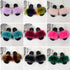 Fur Slippers Women Real Fox Fur Slides Comfort Home Furry Flat Sandals Female Cute Fluffy House Shoes Sweet Ladies Shoes Size 45